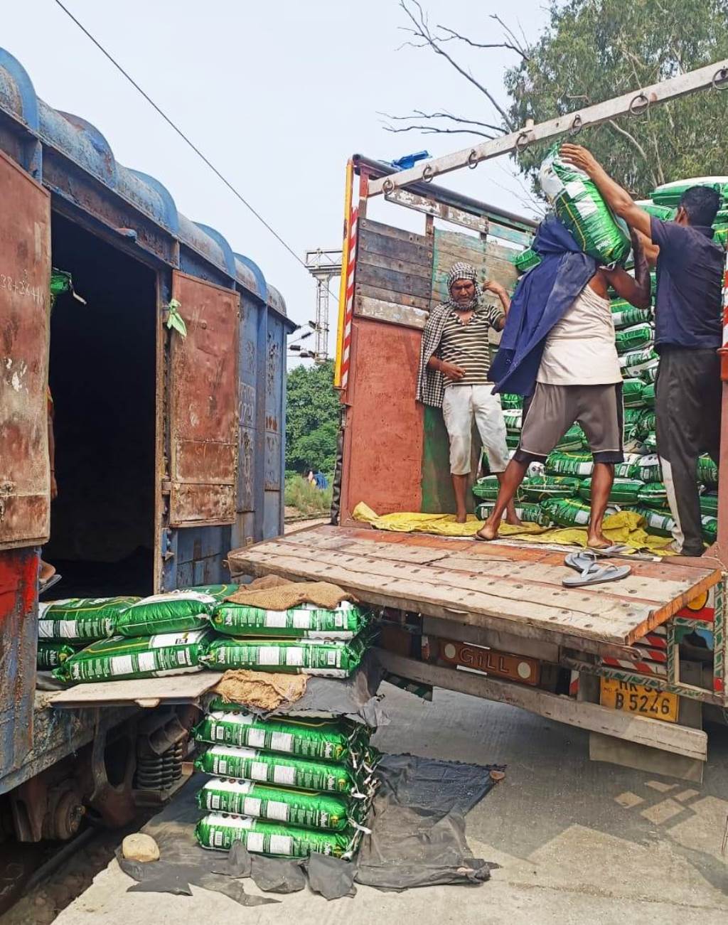 Railways sends rice wagon to Pampore for the first time